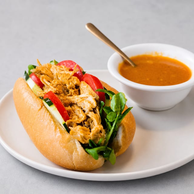 Pan Relleno con Pollo.